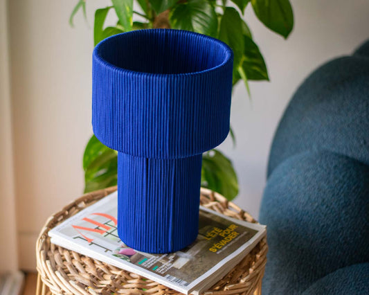 Blue rope lamp 30cm