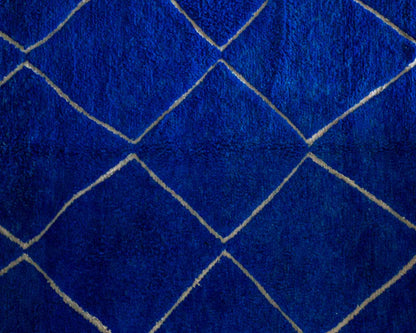 Beni Ouarain Blue Rug 1.56 x 2.56